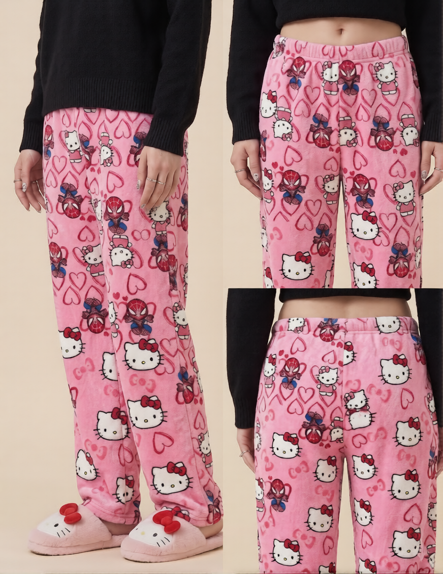 Hello Kitty x Spiderman Pajama